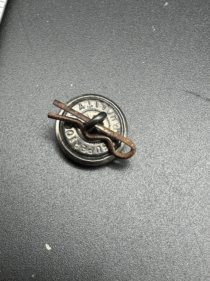 M-1921 Silver State of Texas Star Coat Uniform “Superior Quality” Button Sz 5/8" - Image 4 of 4