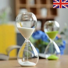 Sand Hourglass Timer 5/15 Minutes Sandtimer Transparent Sand Timer Home Decor UK