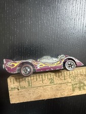 1970 Hot Wheels Redline Jet Threat Old Vintage Mattel Redlines Diecast Flames
