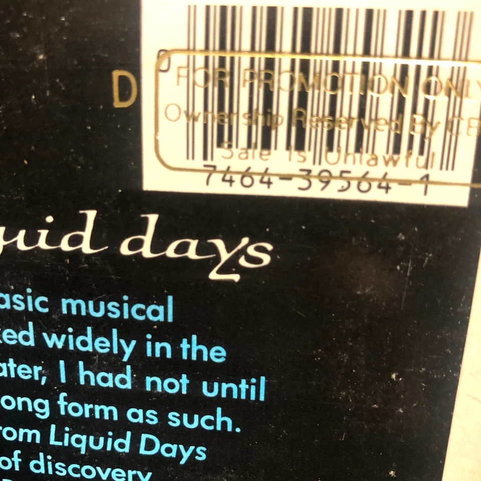 Philip Glass Songs From Liquid Days LP Promo  insert Suzanne Vega David Byrne Nm - Image 4 of 4
