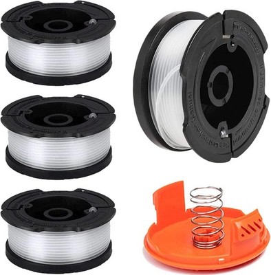 Autofeed Spule Ersatz für Black & Decker Trimmer, 4er Pack Nylonschnur