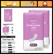 Incontinence Pads for Women - Long Bladder Control, Ultimate Absorbency, 60 Coun