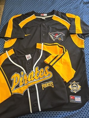 Vintage Pittsburgh Pirates Nike True Fan Jersey Lot of Black