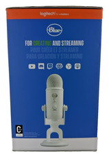     LOGITECH Blue YETI Professional USB Microphone PREMIUM White    