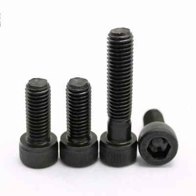 M1.6 M2 M2.5 M3 M4 M5 M6 Black Alloy Steel Hex Socket Cap Head Screw Bolt DIN912