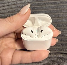 Apple AirPods Wireless Bluetooth In-Ear Earbuds w/ Charging Case, White