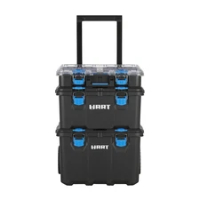 Stack System, Mobile Tool Storage and Organization, Black & Blue