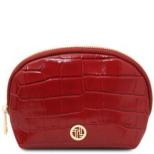 Trousse de toilette femme VERA en cuir effet ...