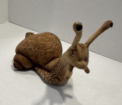 Vintage Snail Plush Soft Toy  by Hansa Creations 1993