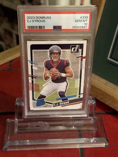 2023 Panini Donruss Rated Rookie C.J. Stroud #339 PSA 10 GEM MINT