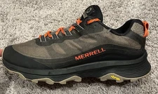 Merrell Men’s Moab Speed Low Hiking Shoes Size 9 Black Gray [J066779]