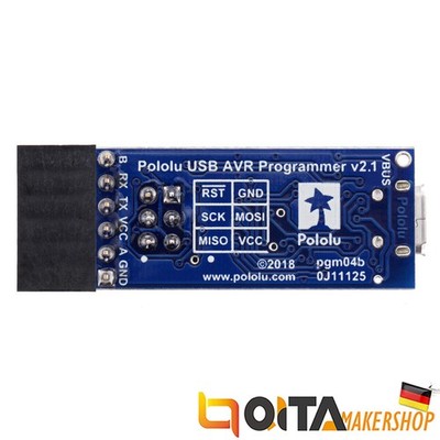 Pololu USB AVR Programmer v2.1, STK500 Programmer 3.3-5V 3172