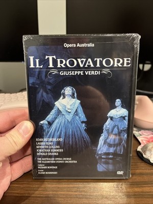Verdi Trovatore (Sutherland; Bonynge, Moshinsky, Opera Australia). DVD Brand New