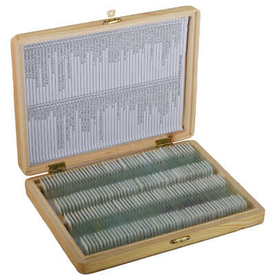 KOPPACE 100pcs of Biological Tissue Slides For Education Microscope Biological