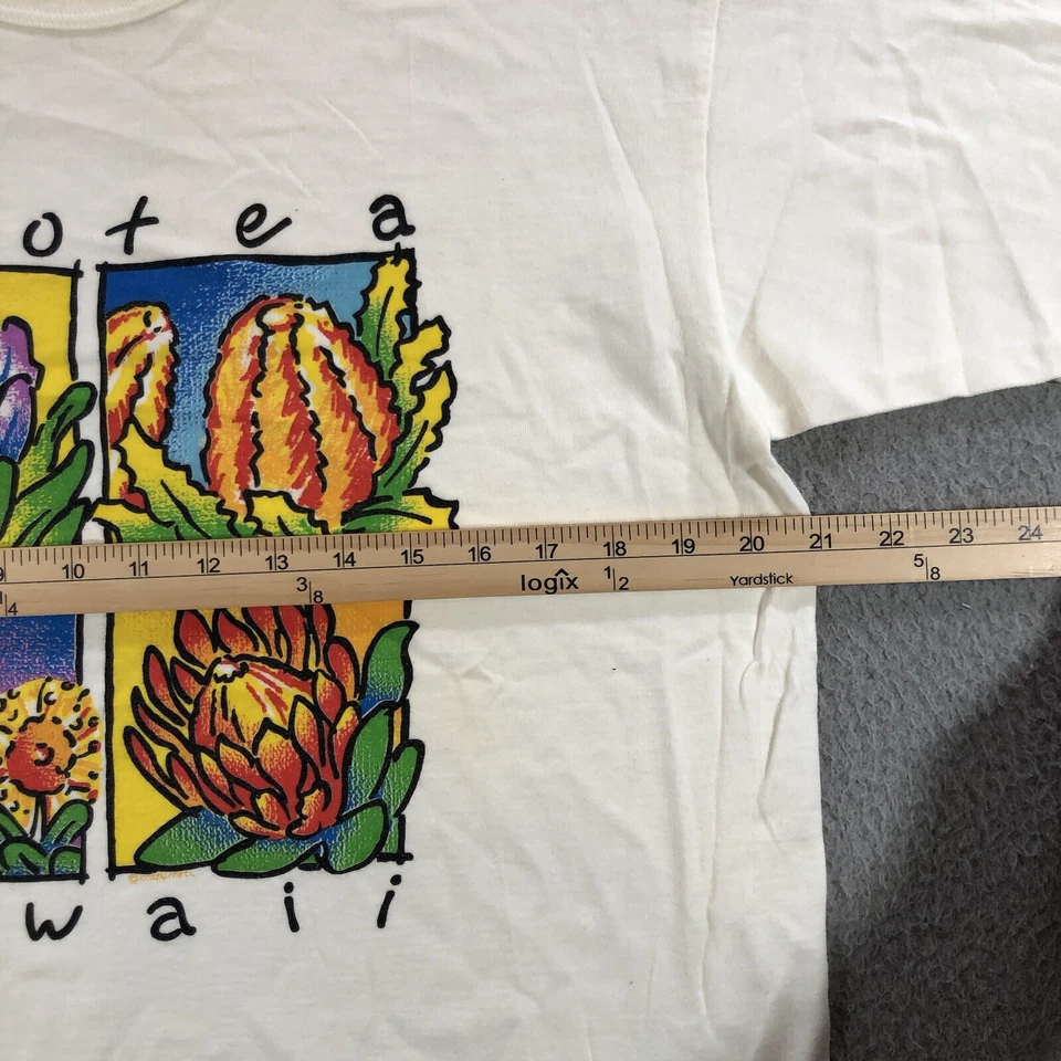 Camisa loca de colección hawaii para mujer talla única blanca Protea Coral Reef Foto 3 de 4