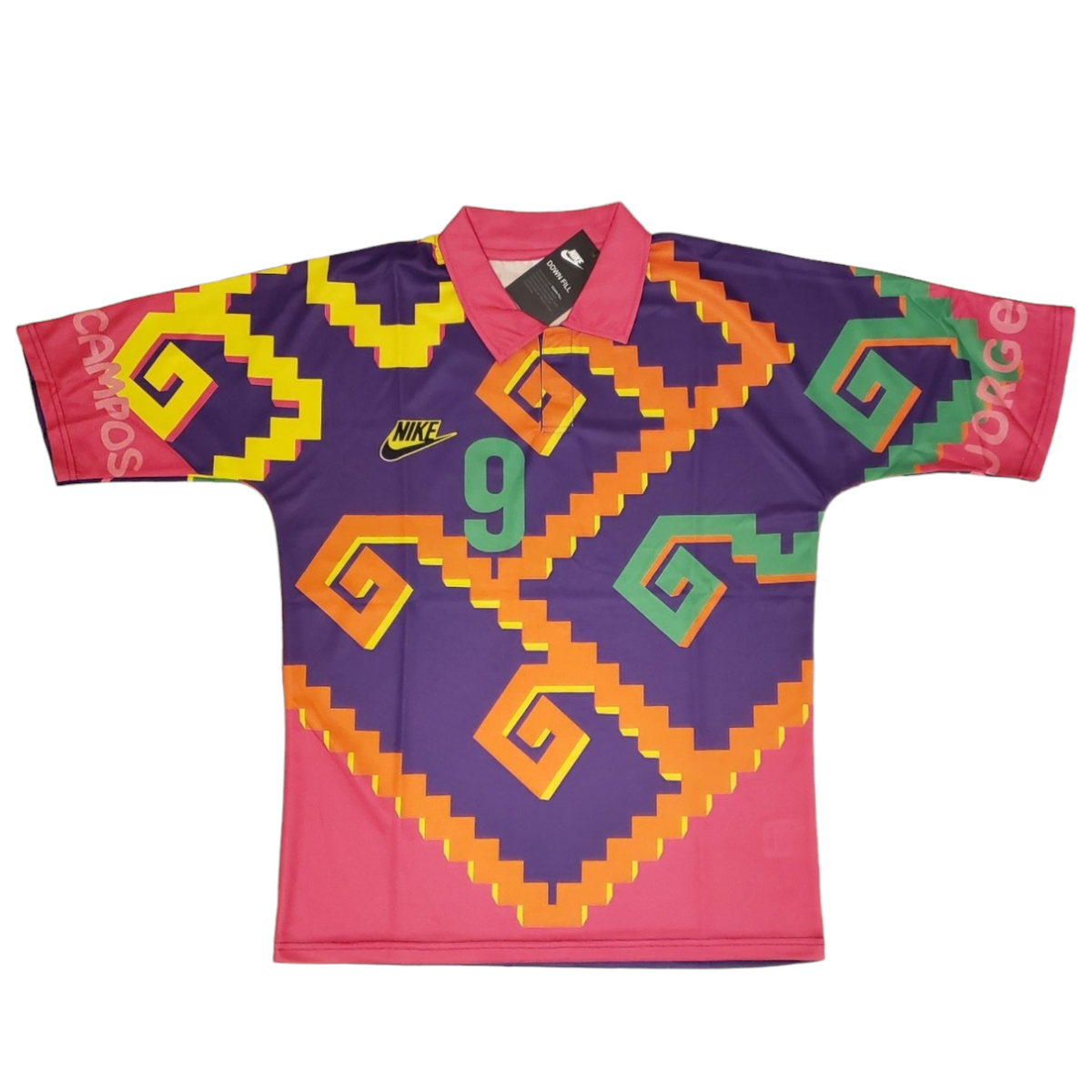 Jorge Campos # 9 - Multicolor - Jersey Retro Soccer - 2XL (USA-XL