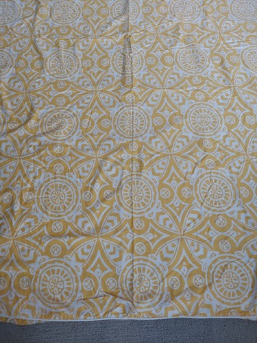 Serena and Lily 4 Piece Yellow Medallion Marni Dandelion Duvet KING + Euro Shams