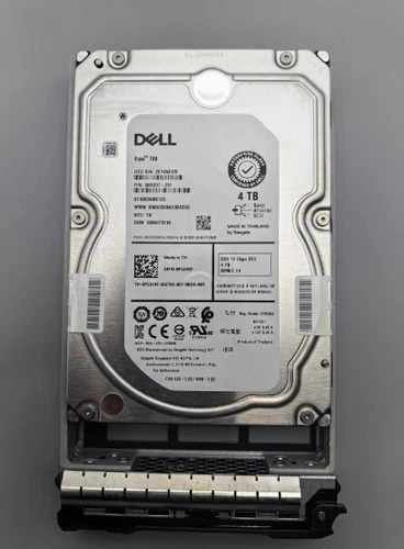 CompatibleDELL4TB7.2K SAS 3.5''12Gb/s SED HDD ST4000NM0135 0FCHXF 2AR207-251T440 - Picture 1 of 3