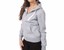 thumbnail 5 - Plain Hoodie Zipper Sweatshirt Hooded Zip Top Jacket Hoody Sweater Womens Ladies