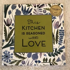 Reversible Measurement Trivet Tile Hot Plate Protection Easy Kitchen Conversions