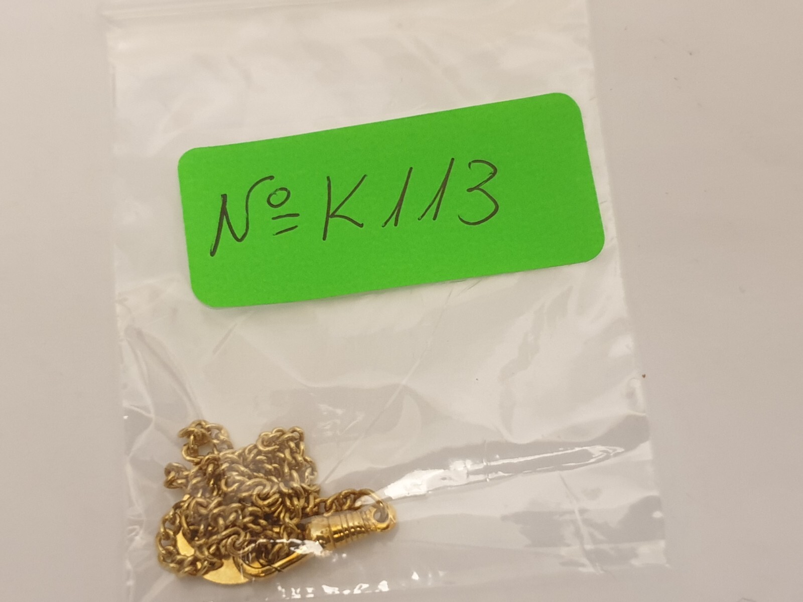 Antique Vintage Pocket Watch Chain Clip Watch Holder RARE ! (No.K113