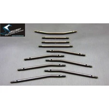 NEW SAMIX Titanium high clearance (10pcs) full set link kit : SCX10-2