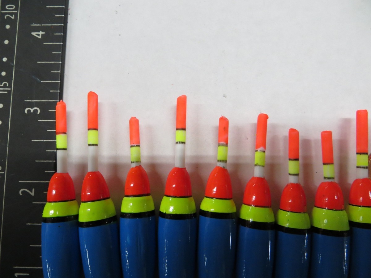 10 Galleggianti In Legno Per Pesca Sul Ghiaccio &ndash; Bobber Anti-freeze, Non Gelano Sulla Lenza
