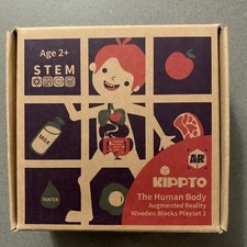 New Kippto Human Body Wooden Blocks STEM 2 Anatomy