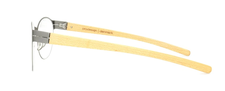 Prodesign Denmark Eyeglasses Natural genuine wood 6137 6521 49-21-135 BG WOODEN - Image 3 of 4
