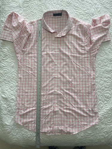 G/FORE Performance Fabric Tattersall Tailored Fit Sport NWT XL $185 White/Pink - Picture 5 of 7