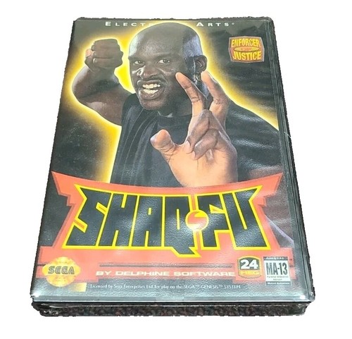 Shaq-Fu Sur Mega Drive – Version PAL Française, Bon état Avec Notice