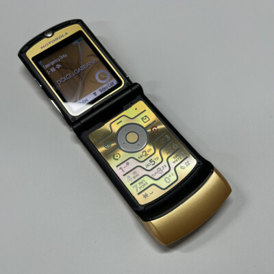 DOLCE &GABBNA モトローラー　携帯電話 Motorola Razr V3i Dolce Gabbnna (Limited Edition)Unlocked Flip