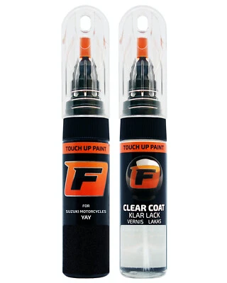 FIRANTO Peinture de Retouche pour SUZUKI MOTO YAY PEARL NEBULAR BLACK Stylo Laque