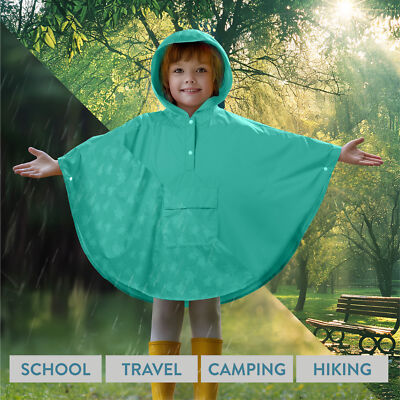 Poncho Antipioggia Bambino Anatroccolo Giallo - Leggero E Impermeabile Per Outdoor