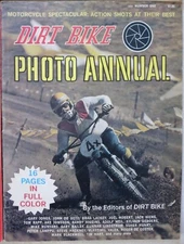 1972 Dirt Bike PHOTO ANNUAL motorcycle magazine motocross enduro desert CZ Maico