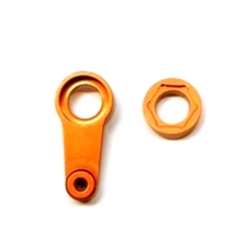 STRC STH117051O Aluminum Servo Saver Arm : HPI Venture Orange