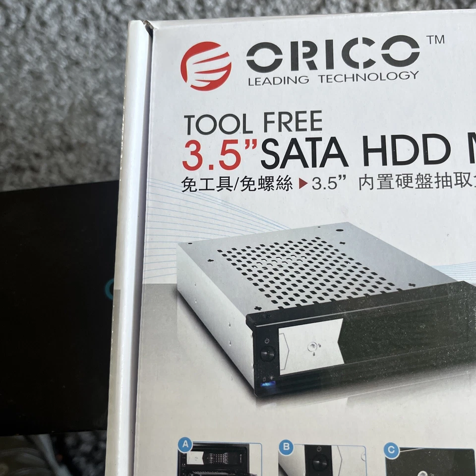 ORICO 2 Bay USB 3.5 to SATA HDD Mobile Rack HDD-ROM 5.25 Size - Image 2 of 4