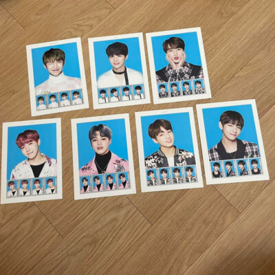 BTS Official The Wings Tour Postage Stamp Seal Set Kpop Army