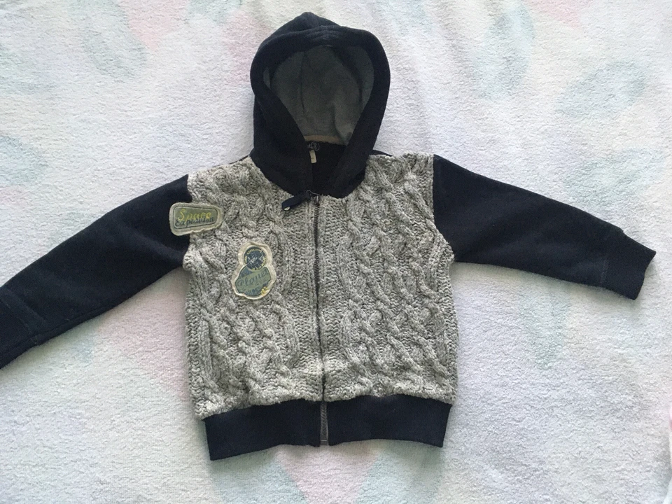 jean burget мальчиков свитер / толстовка с капюшоном размер 3 сделано во Франции - Изображение 2 из 4