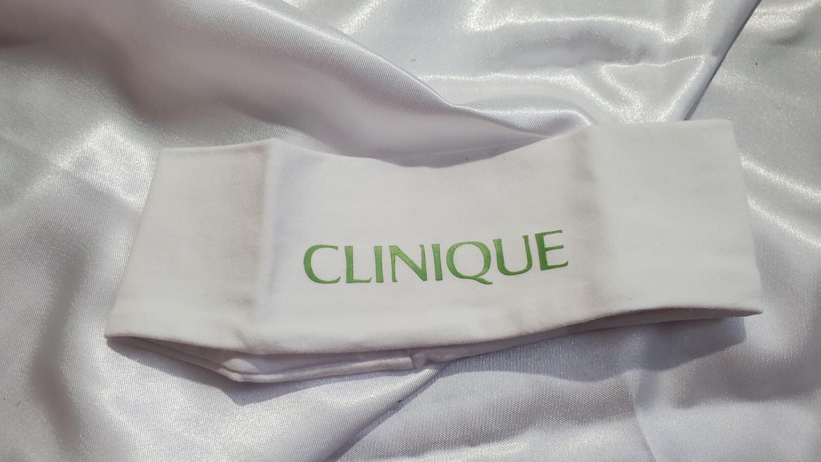Clinique White Elastic Spa Hair Band New Beauty Essential-image