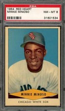 1954 Red Heart Dog Food NNO Minnie Minoso PSA 8 31601534
