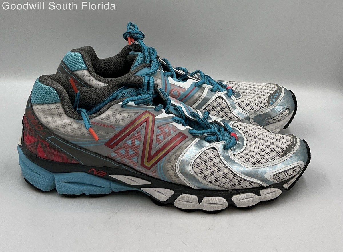 New Balance Women s 1260 V3 W1260WB3 White Blue Pink Running Shoes Size 10B