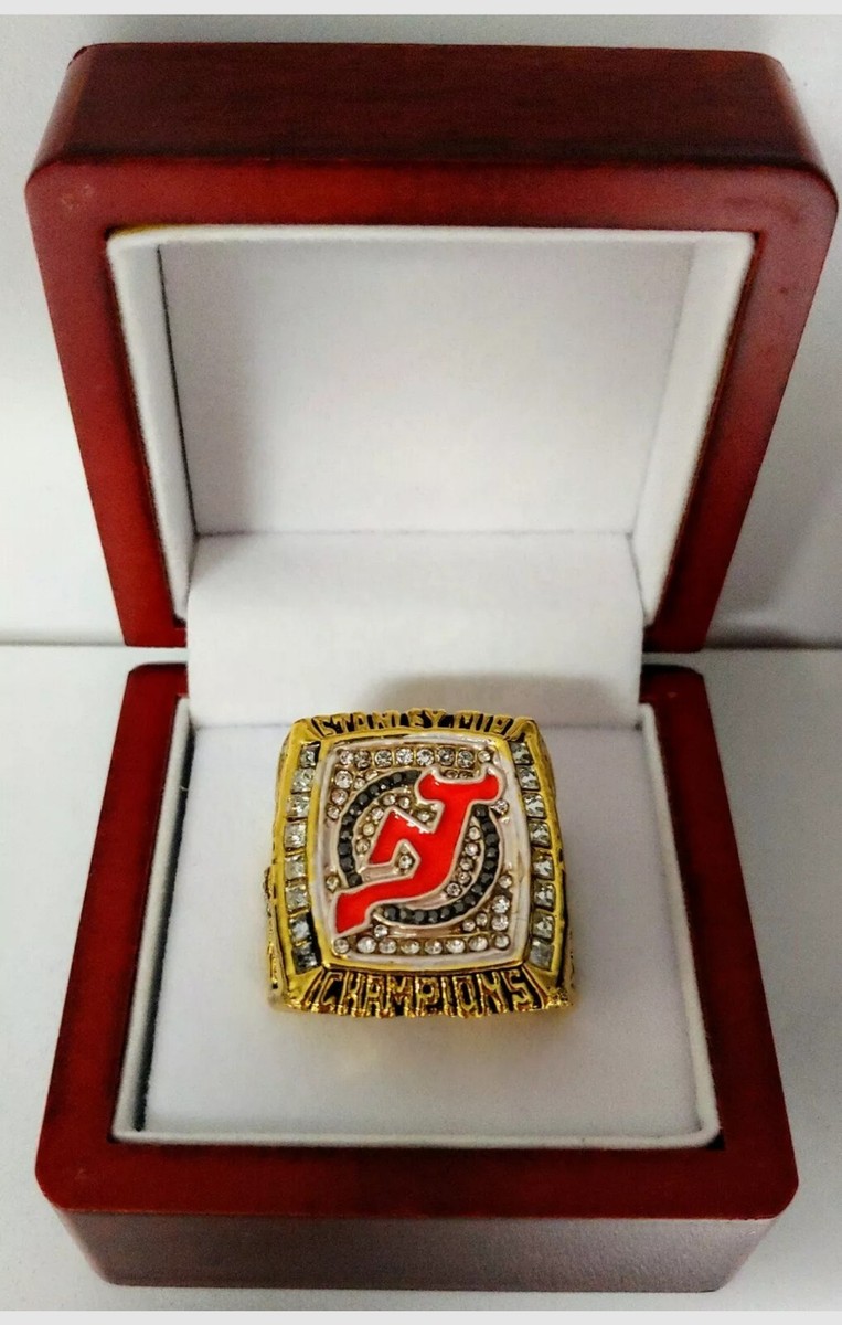 Jeff Friesen - 2003 New Jersey Devils Stanley Cup Ring With Wooden