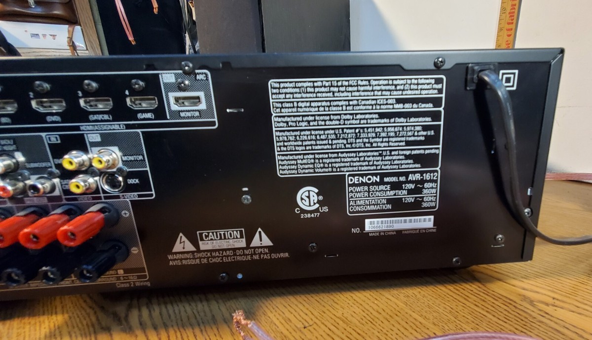 Denon AVR-1612-K セットアップマイク付き Denon AVR-1612-K セットアップマイク付き Denon AVR-1612-K