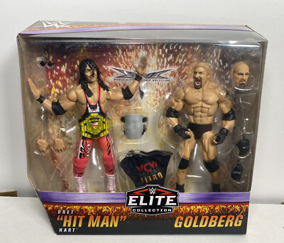 2021 WWE Elite Collection 2-Pack: BRET “HIT MAN” HART & GOLDBERG