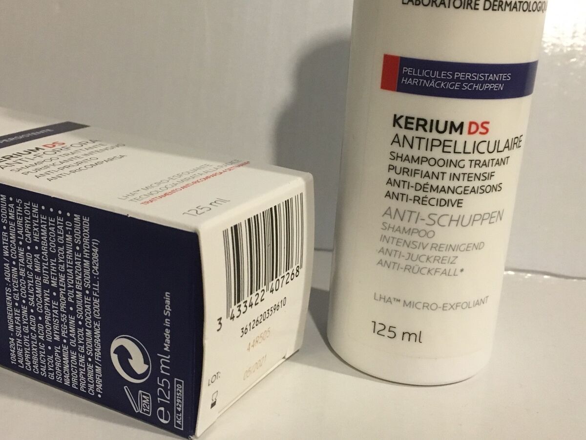 La Posay Kerium DS Anti-Dandruff Intensive Shampoo 125ml / 4oz Exp 02/2025 | eBay