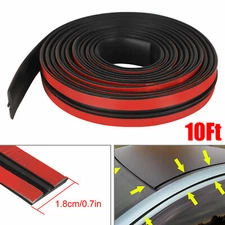 Auto Car Windshield Roof Seal Noise Insulation Rubber Strip Sticker Accessories