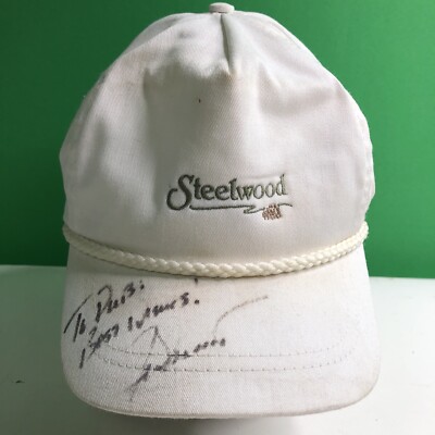 Autographed By Player Cap GOLF Steelwood Country Club Alabama