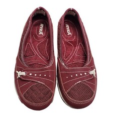 RYKA Skimmers Sneakers - Women's size 6 - Flats Slip on Red Burgandy
