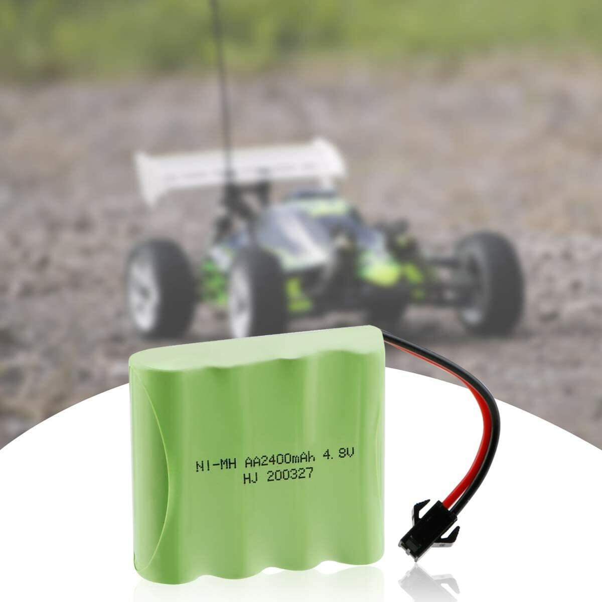 4,8V Ni-MH Akku 2400mAh – Wiederaufladbarer AA Akku Mit SM Stecker Für Ferngesteuertes Spielzeug & Werkzeuge
